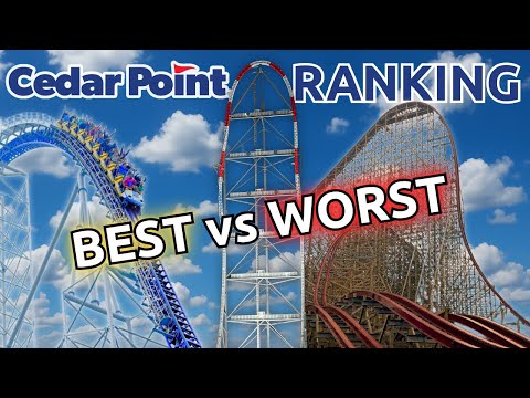 ALL 19 Roller Coasters at Cedar Point RANKED from WORST to BEST
