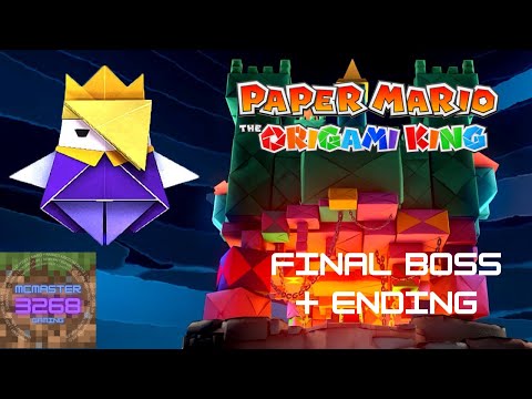 Paper Mario: The Origami King - Final Boss KING OLLY & Ending!