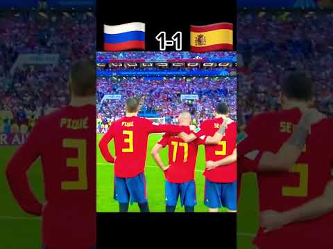 Russia vs Spain 2018 FWC round of 16 #football #soccer #worldcup #spain #russia