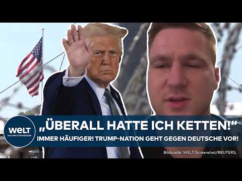 DEUTSCHE IN US-HAFT: Lucas Sielaff schildert Tortour der Trump-Abschiebung! "Überall waren Ketten"