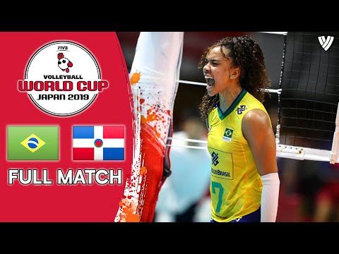 Brazil 🆚 Dominican Republic - Full Match | Women’s Volleyball World Cup 2019