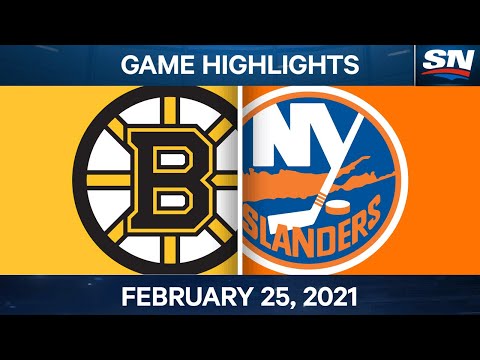 NHL Game Highlights | Bruins vs. Islanders – Feb. 25, 2021