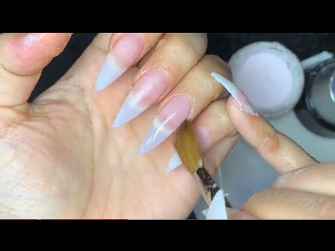 Watch Me Do My Nails | Acrylic Nails Tutorial