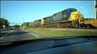 preview picture of video 'CSX Container Train 10 Mile Chase'