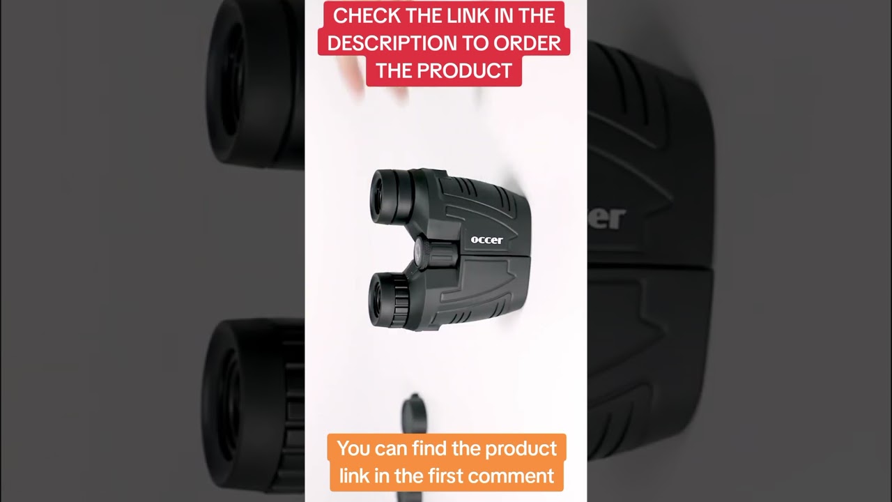 Occer 12x25 Compact Binoculars for Adults and Kids - Large Eyepiece Waterproof Binoculars for Bird