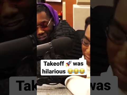 Takeoff 🚀 Hilarious interview moments 😂😂😂 #foryou #takeoff #migos #fypシ