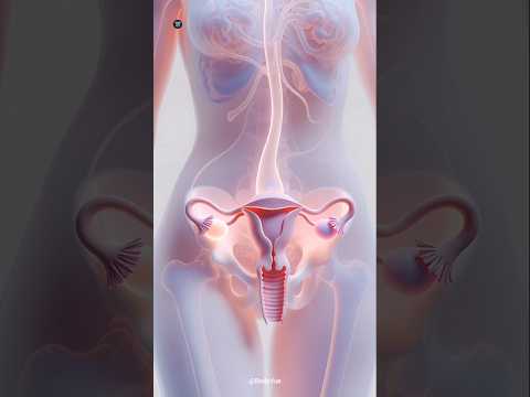 ​3D Anatomical Visualization: The Female Reproductive System #anatomy #3danimation #shortvideo