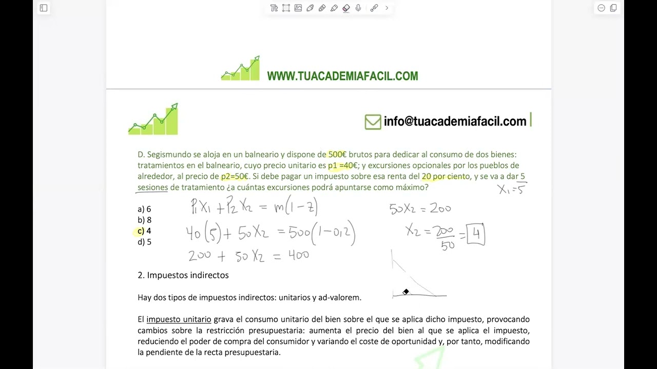 ANÁLISIS ECONÓMICO DEL TURISMO (UNED - TURISMO). TEMA 1 - VÍDEO 2 - Impuestos