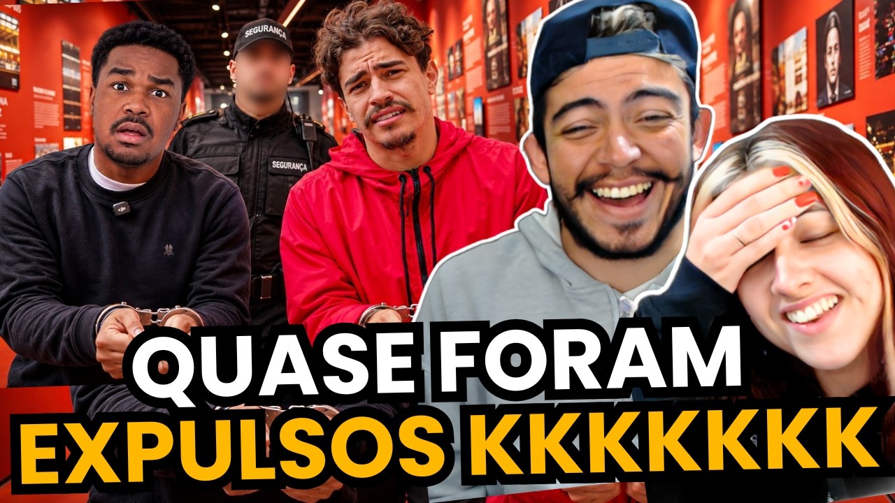 BISTECONE - A GENTE QUASE FOI EXPULSO DO MUSEU DA LÍNGUA PORTUGUESA! | react