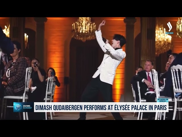 Dimash Qudaibergen performs at Élysée Palace in Paris