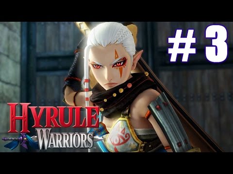 Hyrule Warriors Gameplay Walkthrough Part 3 - Impa The Eldin Caves! Legend Mode (Wii U)