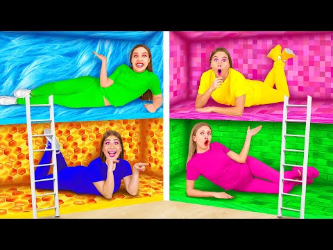 Secret Room Under the Bed | Four Colors Challenge