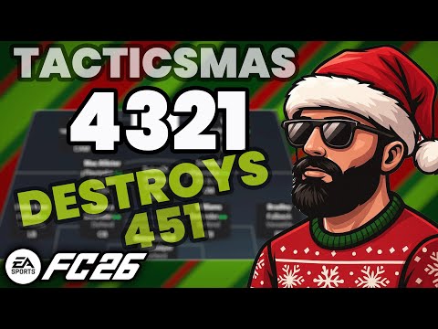 This 4-3-2-1 DESTROYS the 4-5-1 Meta in FC 26 🔥FC 26 Custom Tactics
