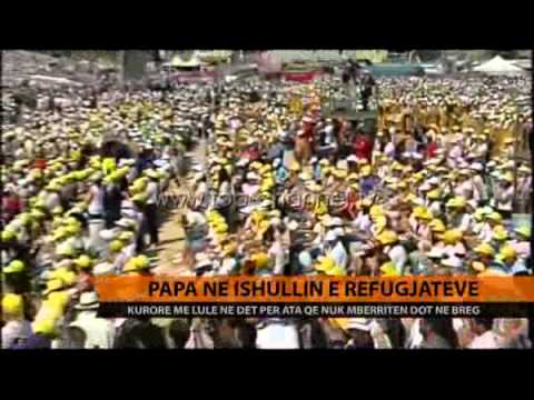 Papa Françesku në ishullin e refugjatëve - Top Channel Albania - News - Lajme