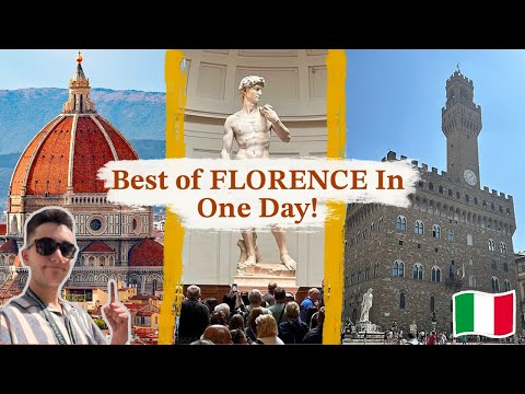 Florence Day Trip From Rome! | Best of FLORENCE in One Day! - Italy Day 3