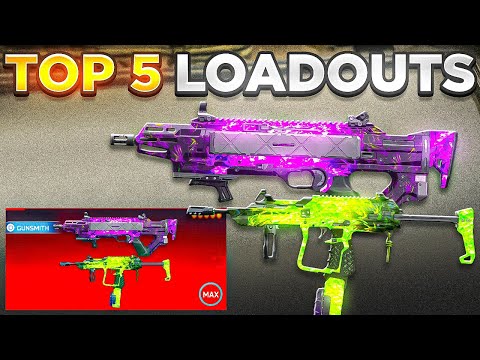 TOP 5 *META* SMG LOADOUTS in WARZONE! 👑