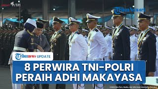Momen Prabowo Sematkan Pangkat ke Perwira Remaja TNI-Polri Peraih Adhi Makayasa 2025 di Istana