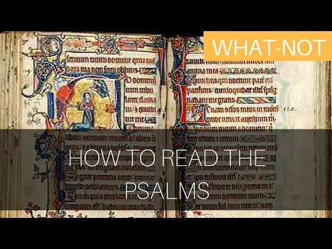 How to Read the Psalms