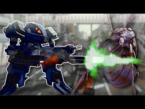 GIANT BUGS ATTACK! - Earth Defense Force 4.1 Multiplayer Gameplay