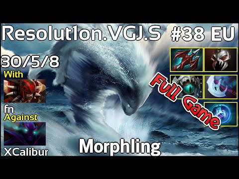Resolut1on [VGJ.S] Morphling - Dota 2 Full Game 7.18
