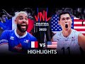 LEGENDARY MATCH | USA vs FRANCE | Men's VNL 2022