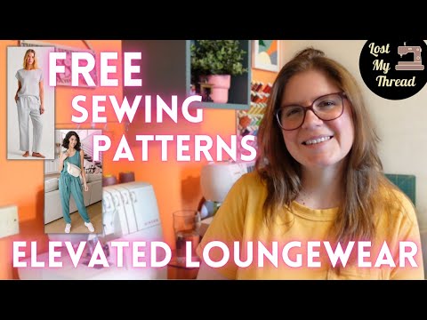 Free Loungewear Sewing Patterns for Sew Frugal #SewFrugal25