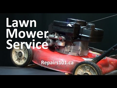 How to Service Your Lawn Mower - Basic Engine Service & Blade Sharpening