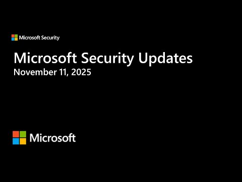 Video Thumbnail: Security Update Release Summary November 2025