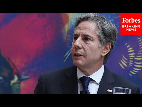 Sec. Antony Blinken Asked About Ukraine Strategy By University Of Michigan Students During An Event