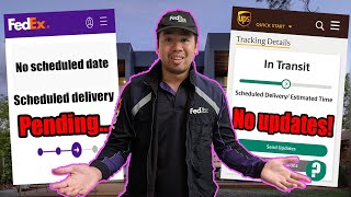 Tracking Number On My Package is Not Updating? FedEx Driver Explains!
