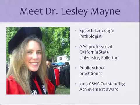 AAC Developing Participation: Part 1: Getting Started