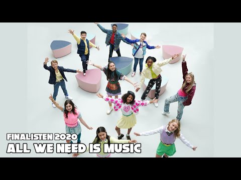 #26 FINALISTEN 2020 - ALL WE NEED IS MUSIC 💫  [OFFICIAL MUSIC VIDEO] | JUNIOR SONGFESTIVAL 2020 🇳🇱