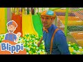 Blippi Visits Jumping Beans Indoor Playground Learn With Blippi Educational Videos For Kids