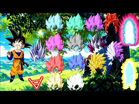 Goten all forms and Transformation + new forms #dragonball #transformation #anime #forms