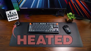 Heatka Hand Warmer HEATED desk mousemat review. Health benefits!