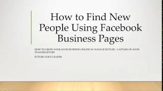 How to Find New Customers Using Facebook Business Pages
