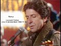 Nancy    Leonard Cohen Live in Amsterdam 1980 11 30