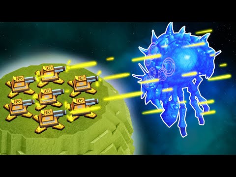 Creeper World 4, But I Launch QUEEN Creeper INVASION! - Creeper World 4 Custom Maps