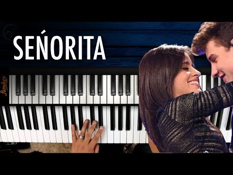 SEÑORITA - Shawn Mendes, Camila Cabello PIANO | Notas Musicales Chrstianvib