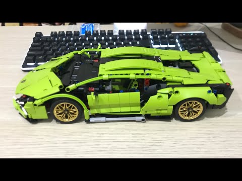 Конструктор Technic Lamborghini Sian FK937, 1280 деталей, масштаб 1:14 - спортивная машина Ламборджини FKP 37 - фото 1 - id-p2465575668
