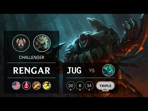 Rengar Jungle vs Hecarim - NA Challenger Patch 9.9