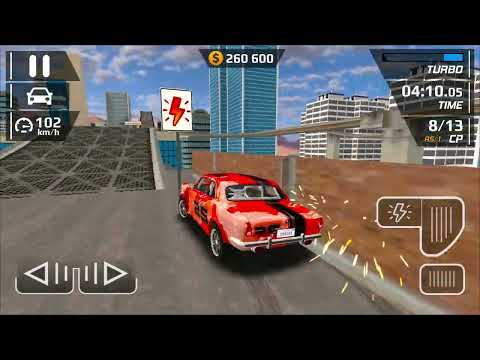 Smash Car Hit #4 - Car Driving Simulator Green Turbo Sport Car Driving Stunts - Android Gameplay