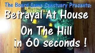 Betrayal At House On The Hill in 60 Seconds ! (Stop Motion Skit)