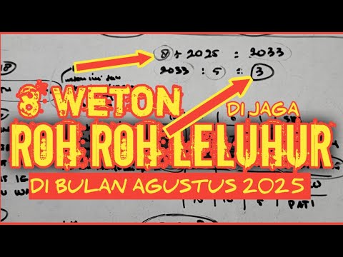8 WETON AKAN DIHANTAM REZEKI BESAR DI AWAL BULAN AGUSTUS TAHUN 2025, RAMALAN PRIMBON JAWA