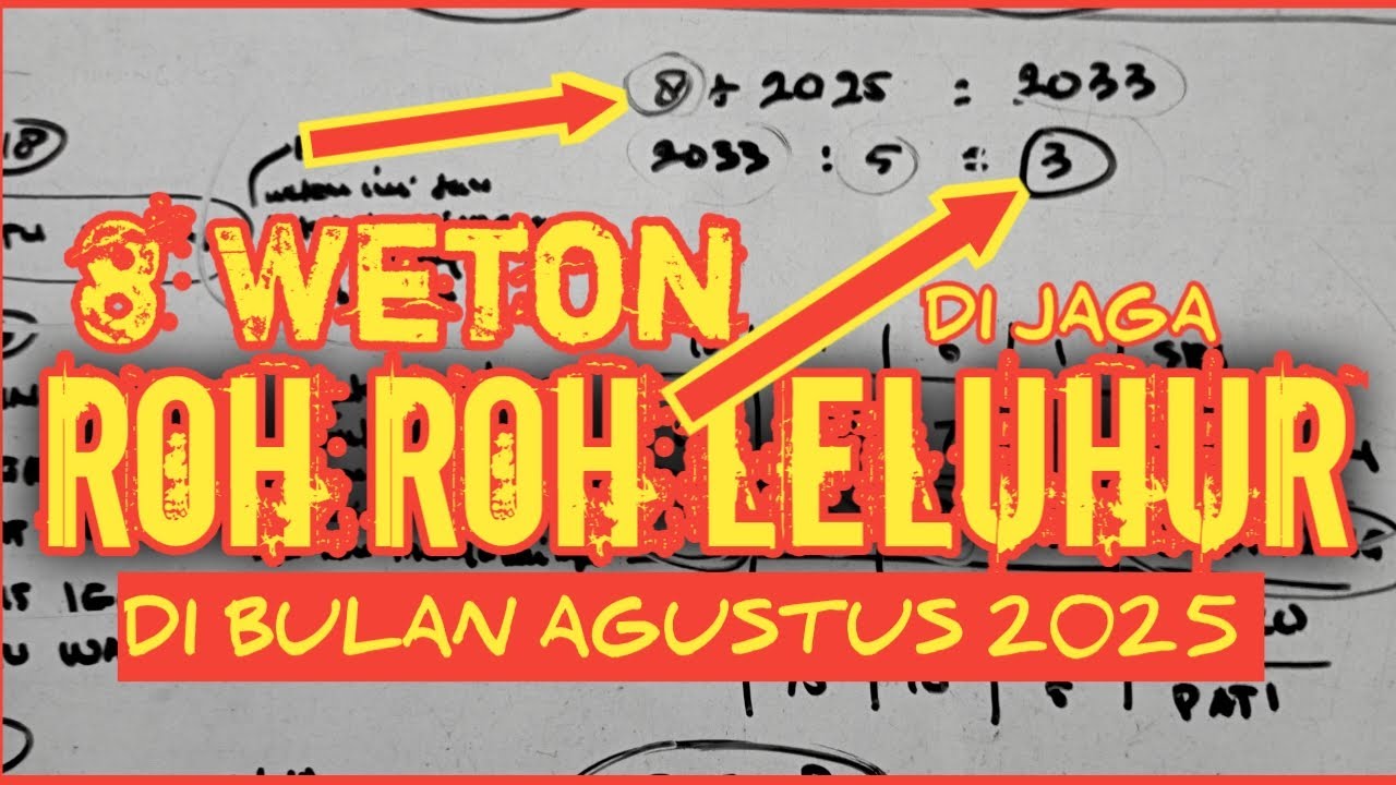 8 WETON AKAN DIHANTAM REZEKI BESAR DI AWAL BULAN AGUSTUS TAHUN 2025, RAMALAN PRIMBON JAWA