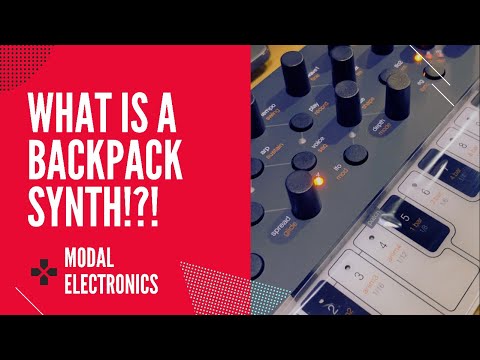 What is a back pack synth?!? Modal Electronics Skulpt and Craft #synth #synthasizer