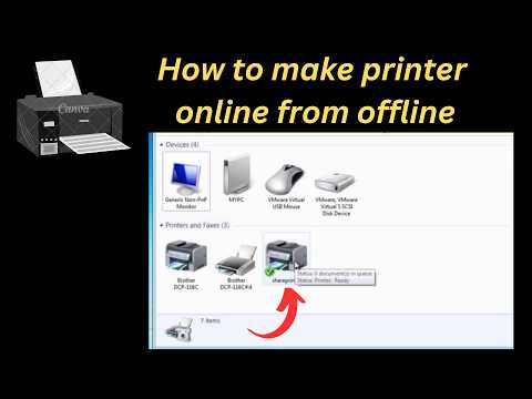 ✅2024 FIX - How To Make Printer Online From Offline