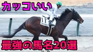 最強でカッコイイ"馬名"20選～名前だけで決める最強馬～【厨二病ネーム/競馬】