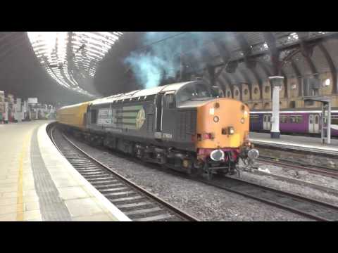 37608 and 37604 at York on 24th January 2017