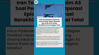 Iran Tertawa soal Operasi Epic Fury AS yang Gagal, Klaim Menlu AS soal Perang Dianggap Isapan Jempol